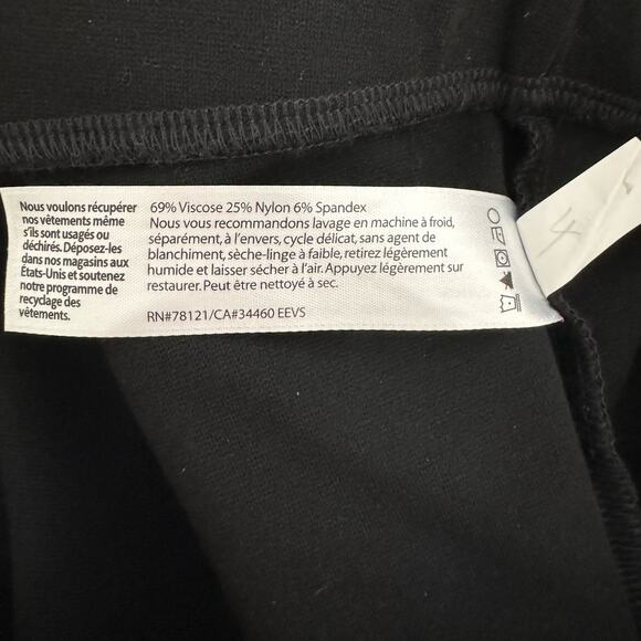 Eileen Fisher Ponte Pants Black Pull On Size‎ Large Capsule System Slim EEVS - Picture 7 of 8